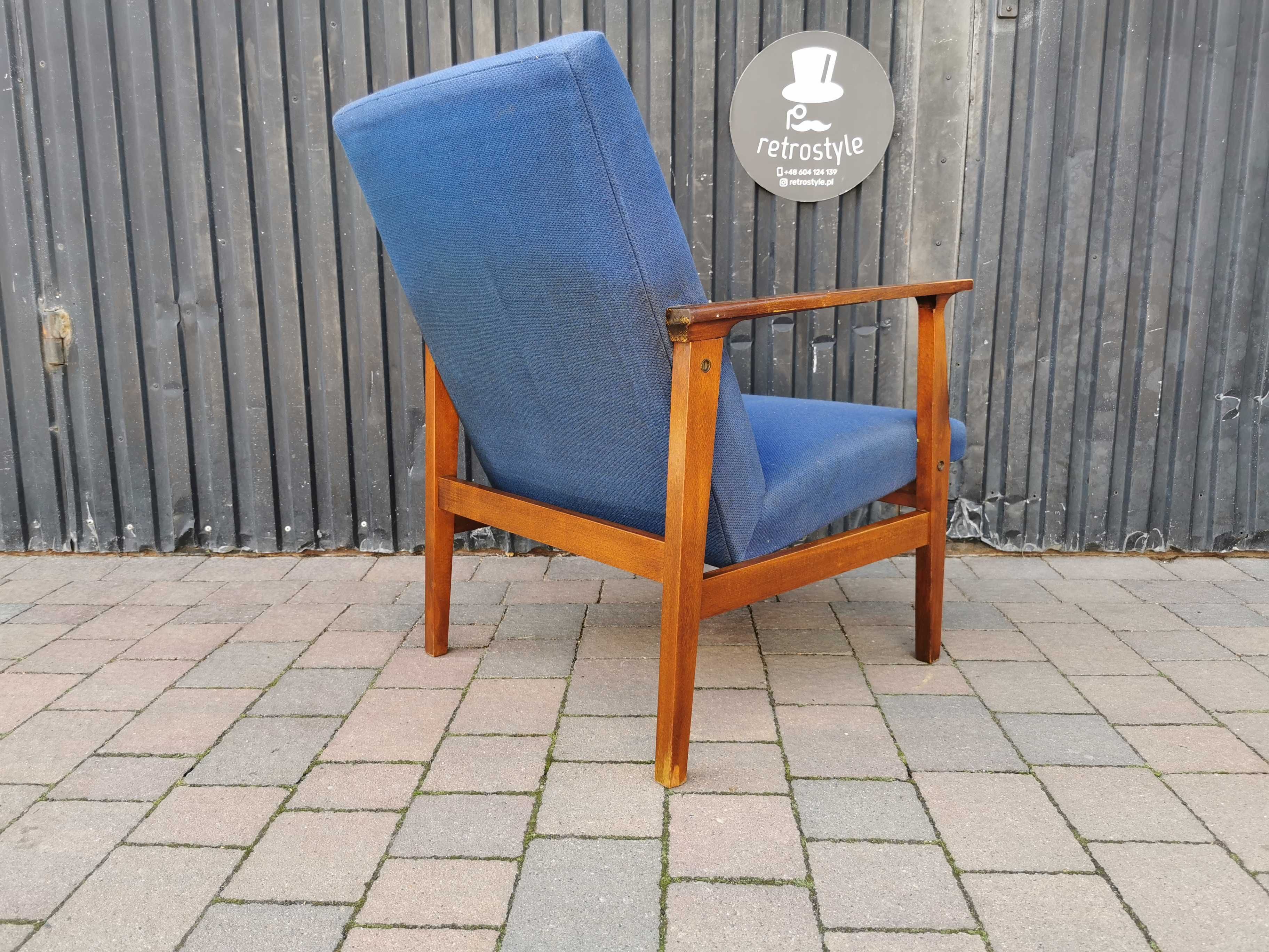 Fotel BW-14 typ. 0/300-19/9, PRL design '70, Vintage, RETRO