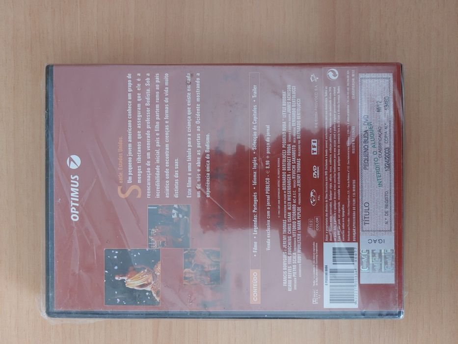 DVD NOVO e SELADO - " Pequeno Buda "Bernardo Bertolucci