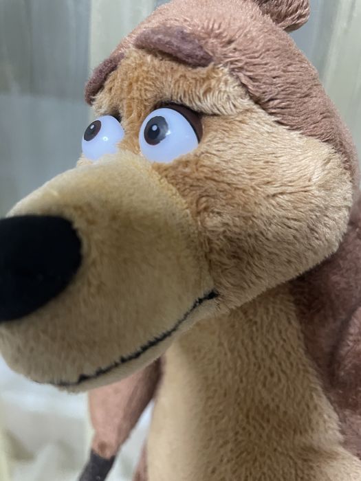 Мягкая игрушка медведь, обезьяна,  акула