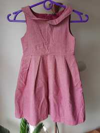 Sukienka różowal 122cm
