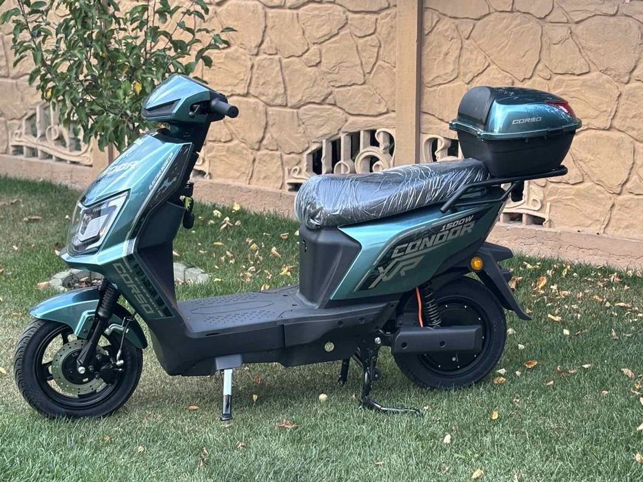 Електроскутер Corso Condor 1500W 72V/30Ah батареї ЛІТІЙ-ЗАЛІЗО-ФОС