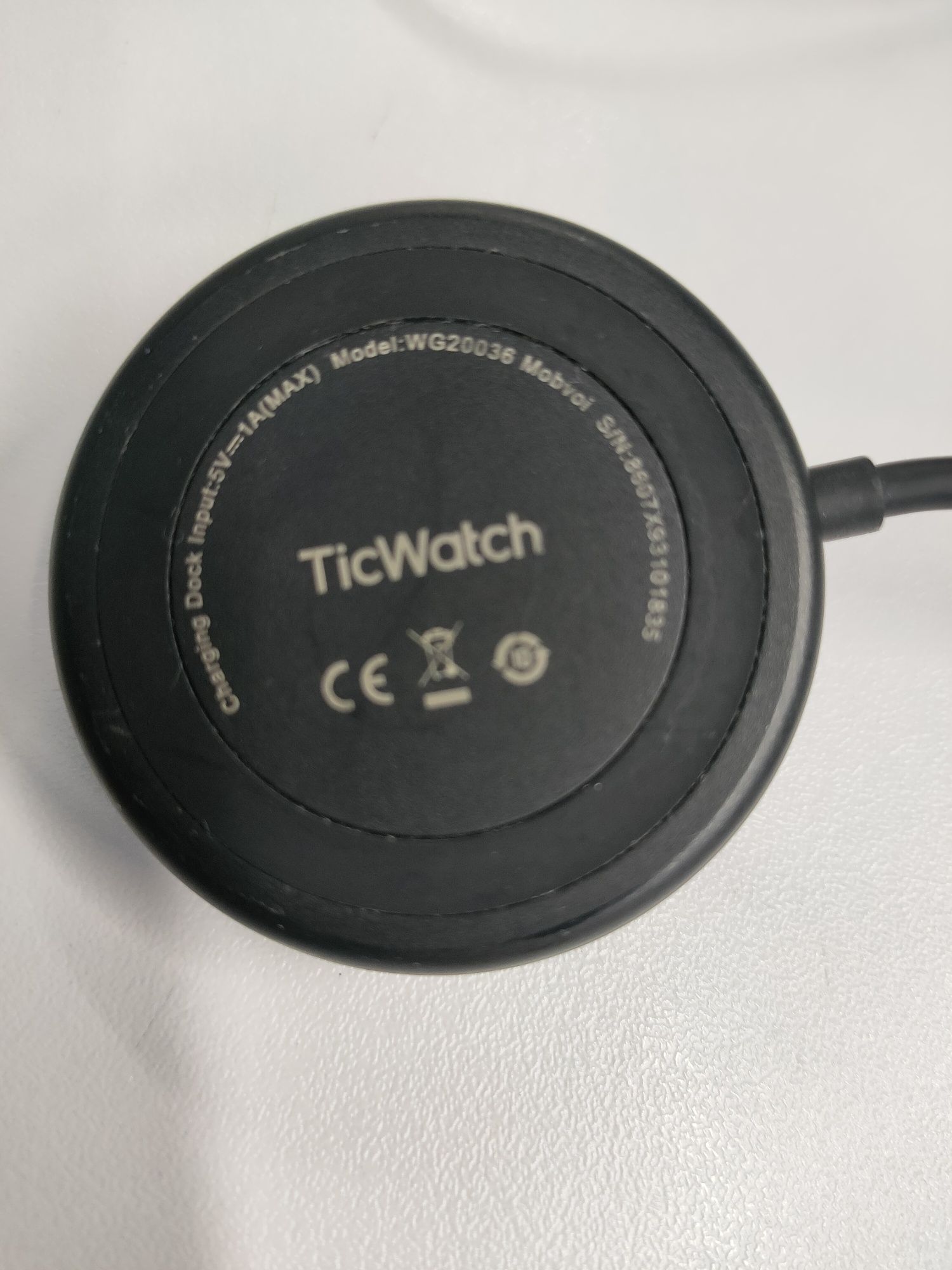 Carregador TicWatch smartwatch