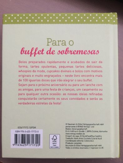 Livro de Receitas | Para o Buffet de Sobremesas