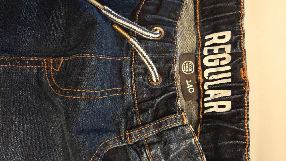 Jeansy chłopięce 140 cool club