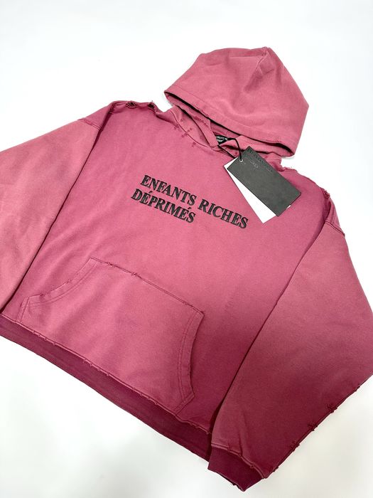 Худі худи Enfants Riches Deprimes ERD opium archive washed red M