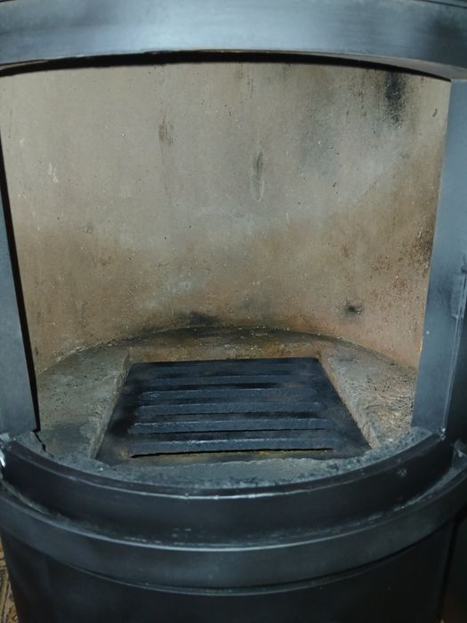 Salamandra a lenha como nova pouco uso possível entrega