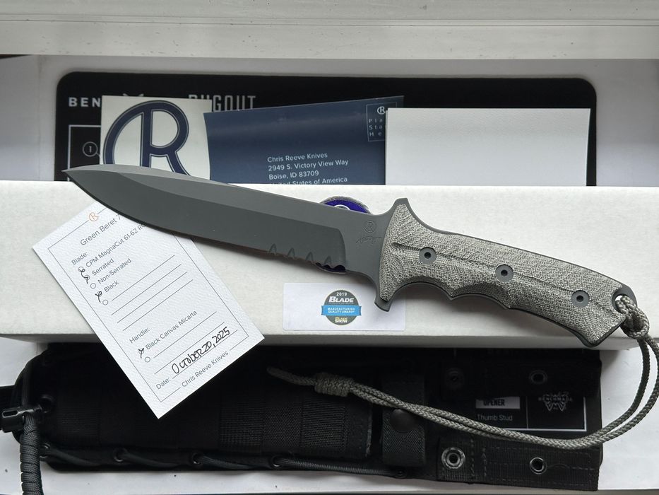 Now nóż Chris Reeve Green Beret 7 Magnacut