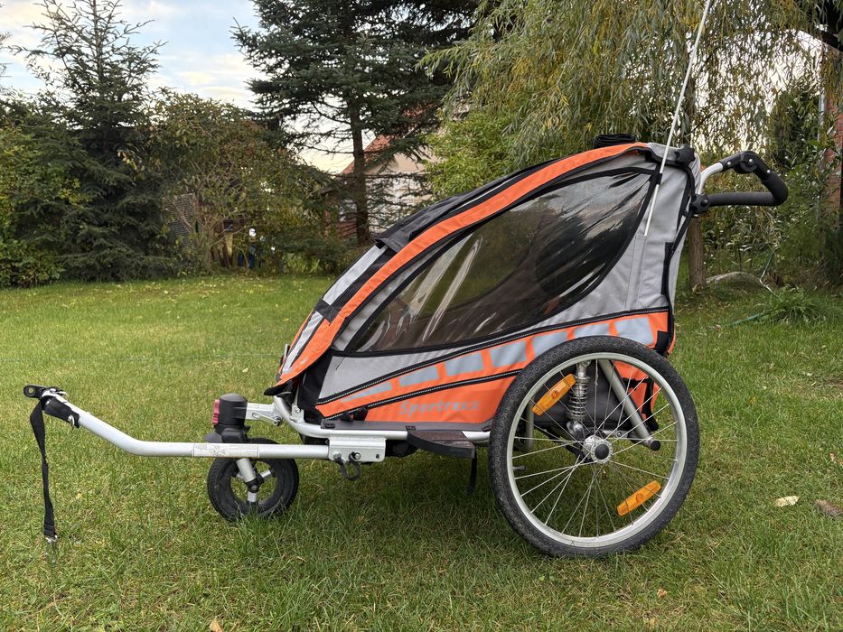 Queridoo Sprtrex 2 przyczepka rowerowa dla 2 dzieci