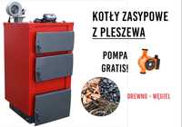 Kocioł PIEC 9kW na węgiel + drewno TRANSPORT, POMPA GRATIS