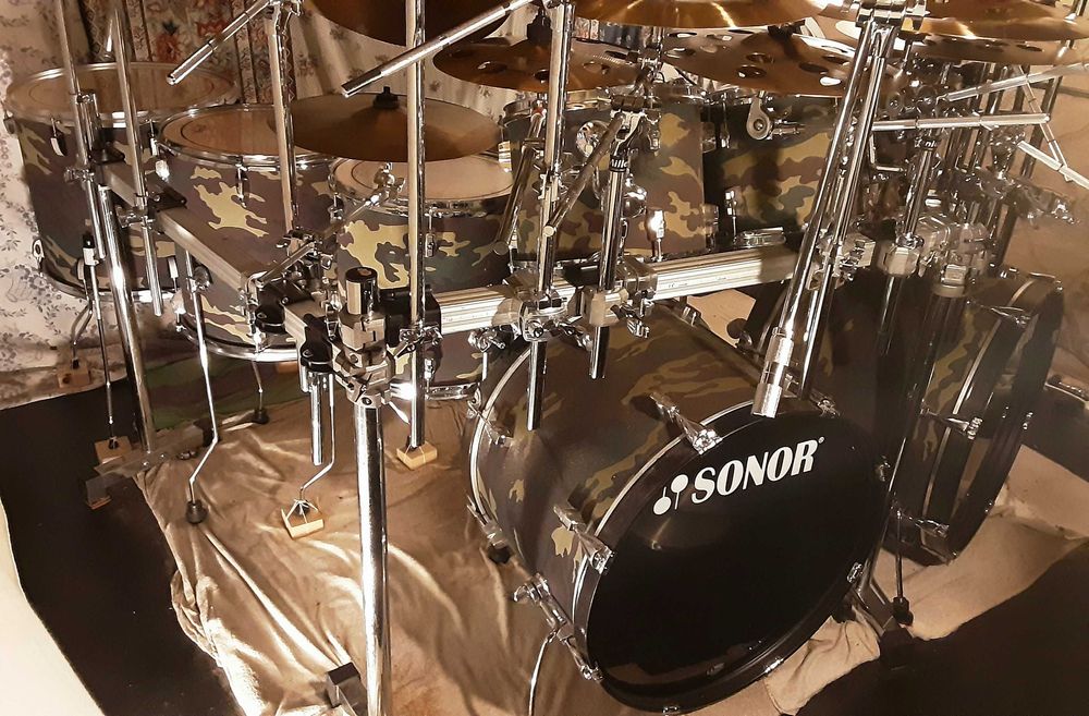 Bateria Sonor+Rack Pearl+Pratos Ler Anúncio Com Atenção! 2000€ Ineg!