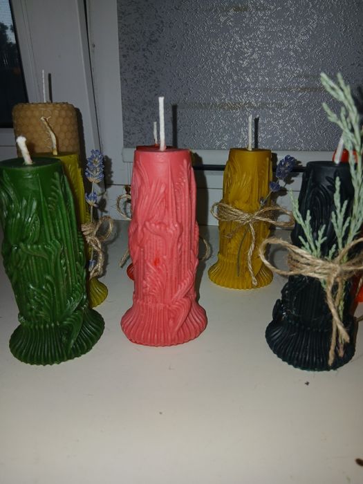 Восковые свечи воск 100%