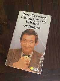 Book Chroniques de la haine ordinarie Pierre Desproges