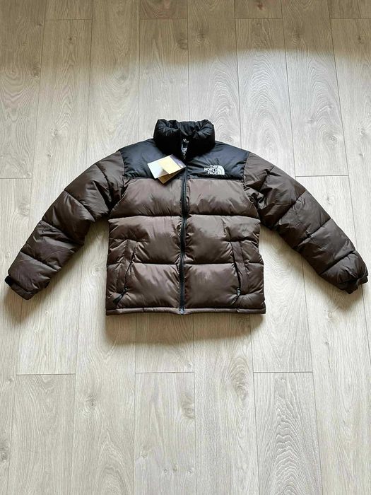 Kurtka puchowa The North Face Nuptse 700 kurtka zimowa brązowa TNF