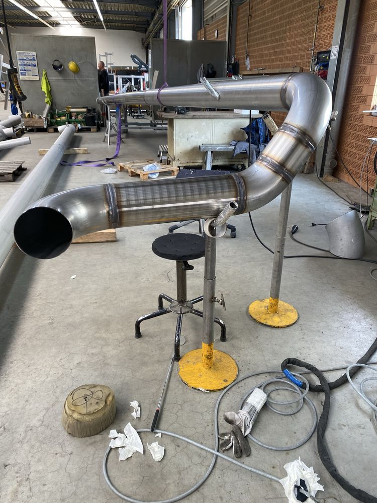 Spawacz TIG spawanie rurociągów inox czarna aluminium