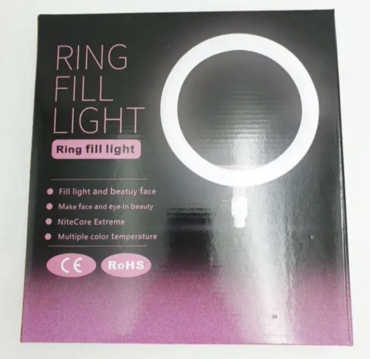 Світлодіодна кільцева лампа Led Ring 26 см з тримачем для телефона та