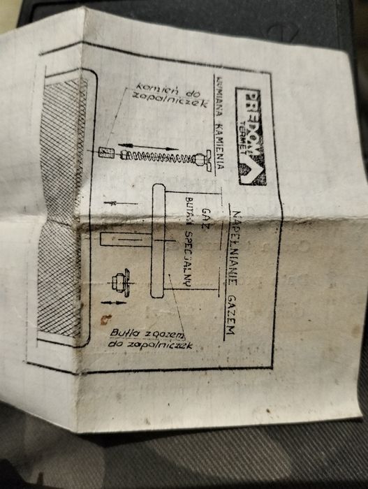 Zapalniczka z PRL rok 1987