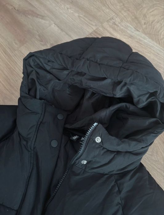 Kurtka modna ciepła H&M dłuższa kaptur