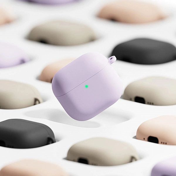 Ringke Silicone Apple Airpods 4 Light Purple