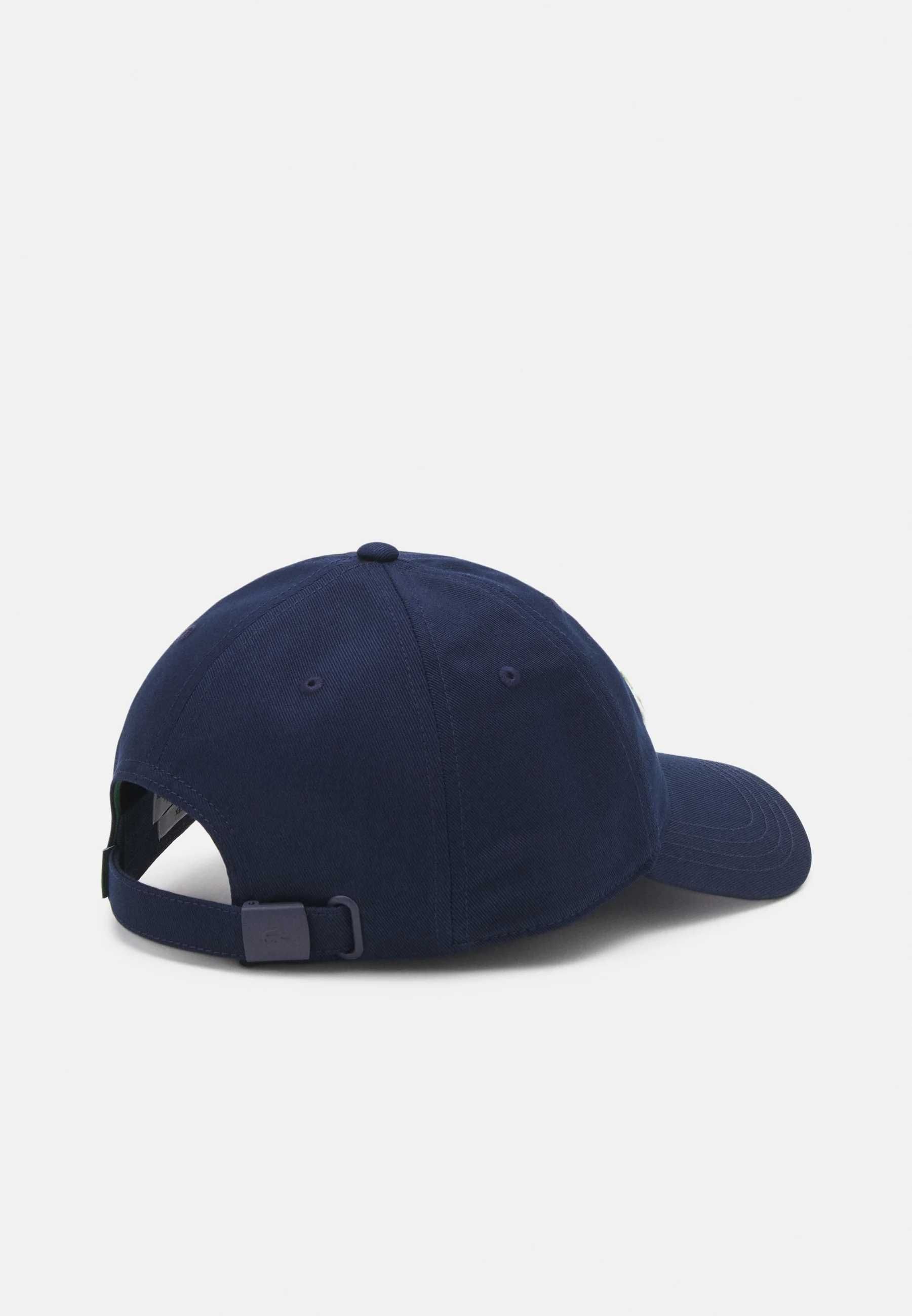 Lacoste UNISEX - Czapka z daszkiem granatowa oryginalna