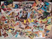 Lote 710 cromos colecionáveis diversos antigos