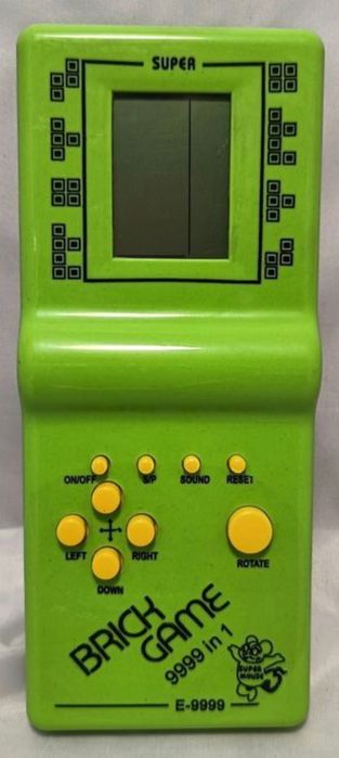 Gra Tetris retro zielona klasyka