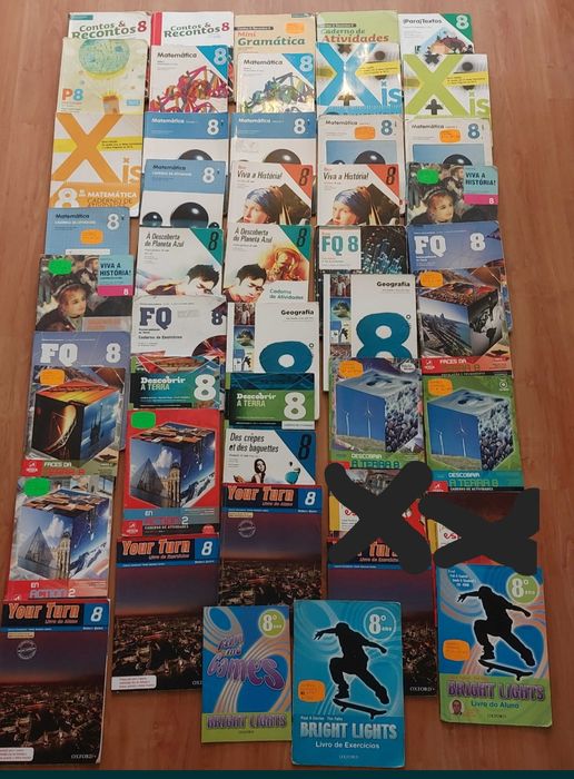 Livros/Manuais Escolares Usados - 5º ao 8º Ano