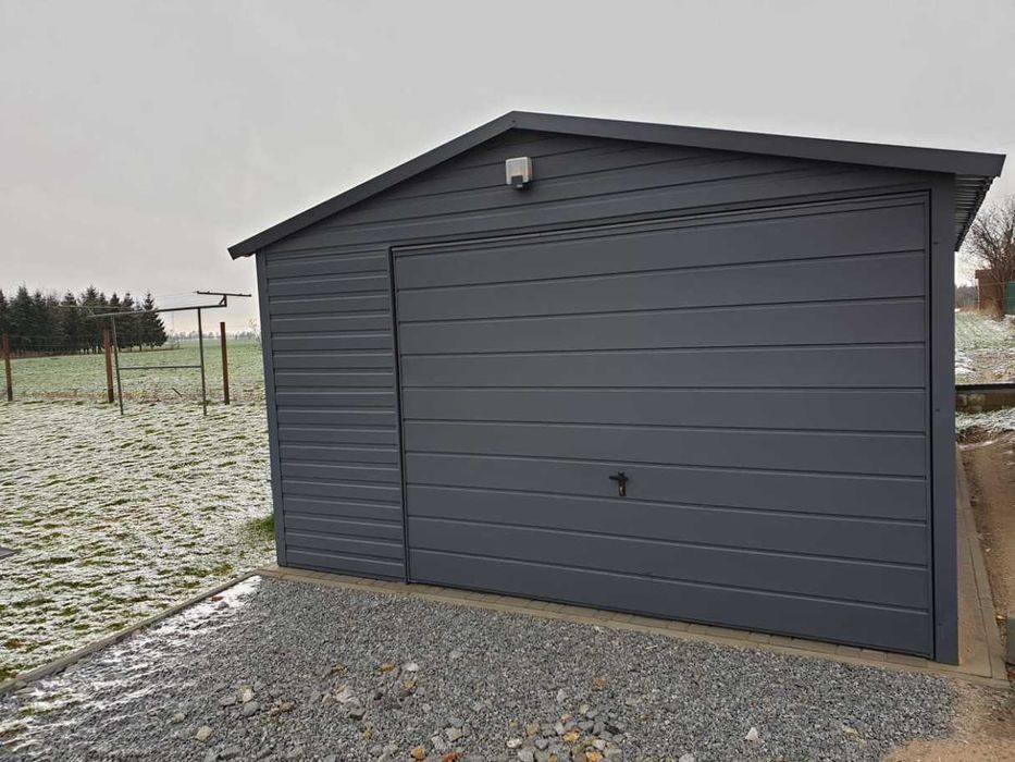 Garaż blaszany 4x6 ocynk Transport Montaż Gratis całe woj. śląskie