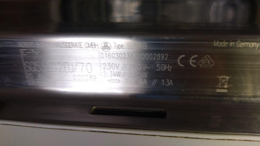 Посудомийна машина Bosch 60 см  Auto 3 in 1 (S9N1B)