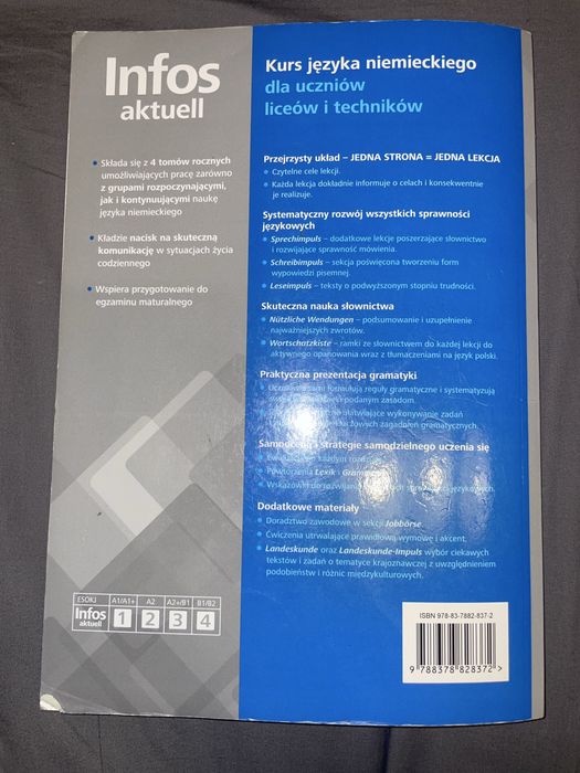 Infos actuell 1 zeszyt ćwiczeń