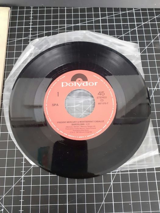 Single raríssimo Freddie Mercury e  Montserrat Caballé Barcelona.