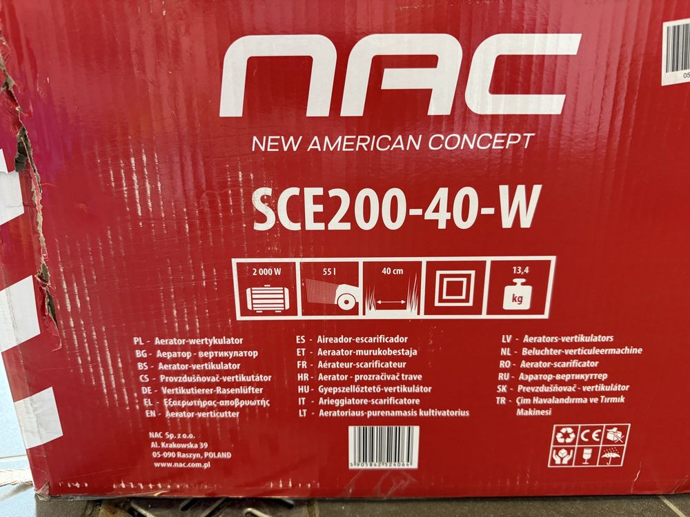NAC SCE200 40 W wertykulator areator