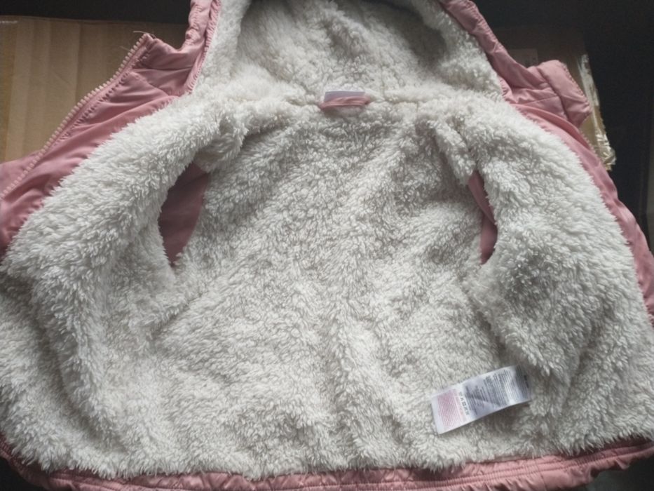 Kurtka zimowa dla dziewczynki rozm 80 stan bardzo dobry