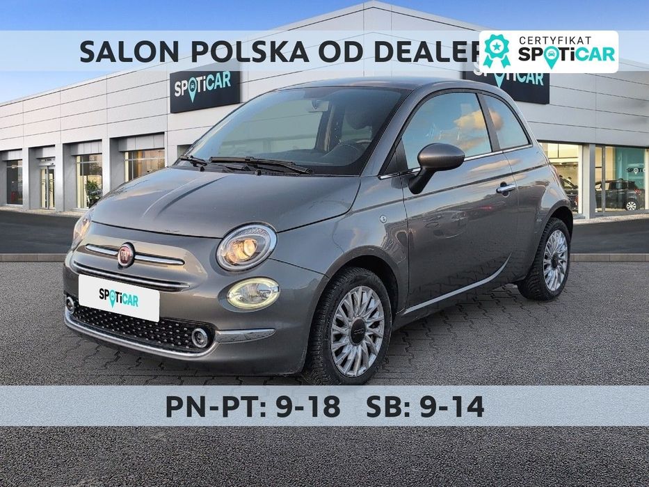 Fiat 500 1.0 Hybrid SalonPL FVat Od Ręki Zadbany Niski Przebieg
