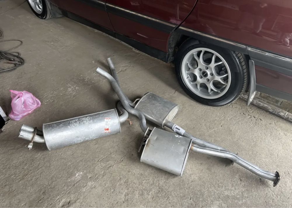 Глушитель, резонатор, выхлоп, крепеж Opel Omega A B Vectra C Astra