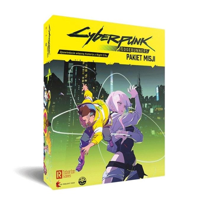 Cyberpunk: Edgerunners Pakiet Misji BLACK MONK Black Monk pudełko,