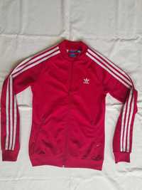 bluza sportowa damska adidas z liściem na plecach na 164 cm