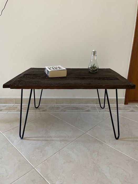 Mesa de centro rústica