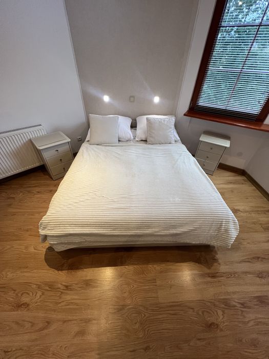 Futerko białą kremowe do przykrycia narzuta Kocyk 170/200 cm