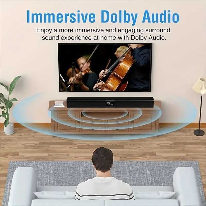 Soundbar Kino domowe 3D Surround Subwoofer 600W bezprzewodowy