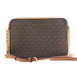 Brązowa torebka Michael Kors jet set crossbody monogram brown