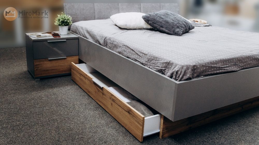 Сучасний Спальний Набір Linz Шафа/Ліжко/Комод