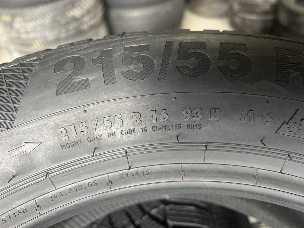 215/55/16 R16 Continental ContiWinterContact TS850 4шт новые зима