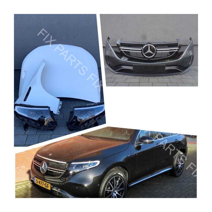 Капот Mercedes-Benz EQC 400 4MATIC ориг бампер, фары, крылья, двери