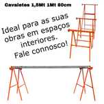 Cavalete de obra em aço Borriqueta