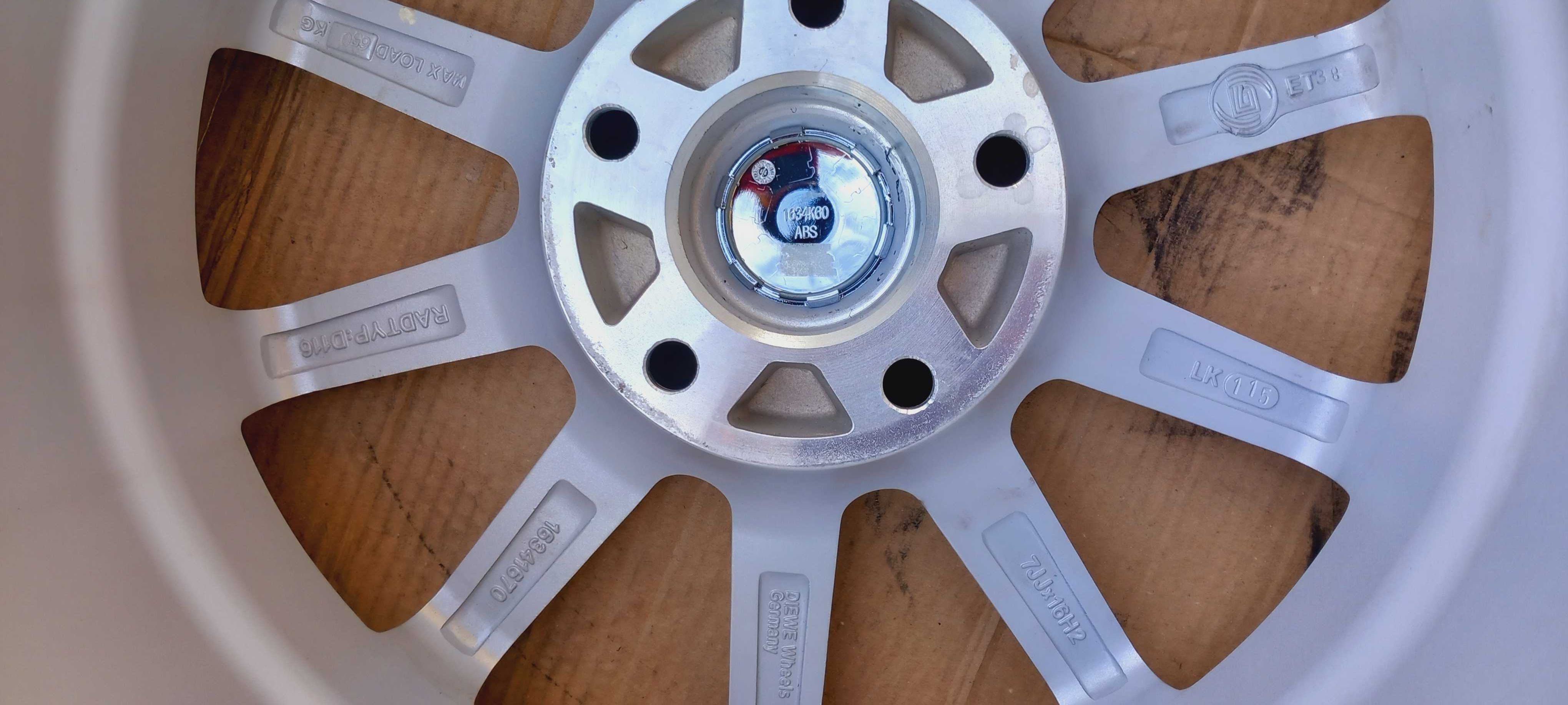Nowe felgi 5x115 Opel/Chevrolet DW-Germany 7Jx16, ET38, 70.2mm