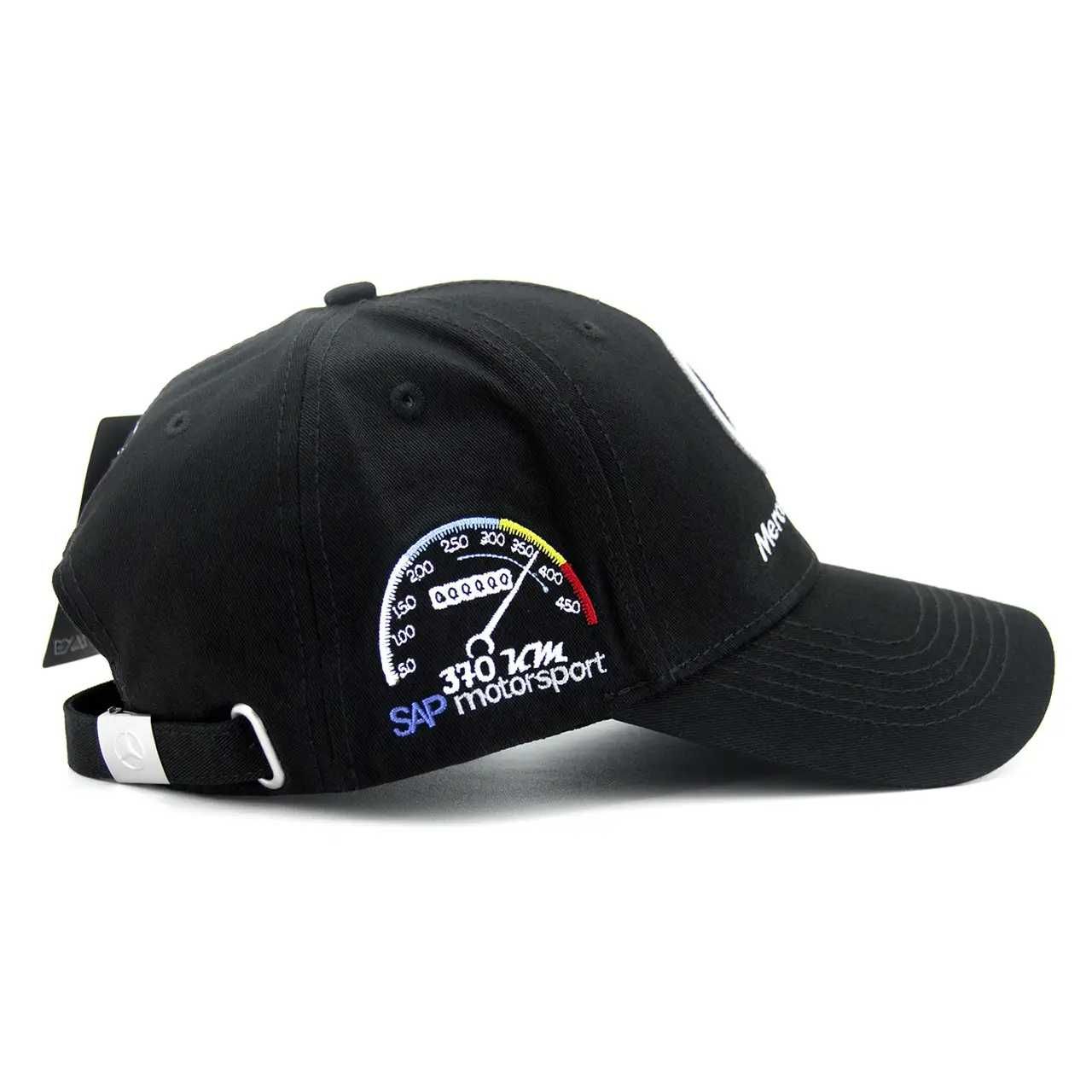 Брендова автомобільна кепка Mercedes Бейсболка чорна Мерседес