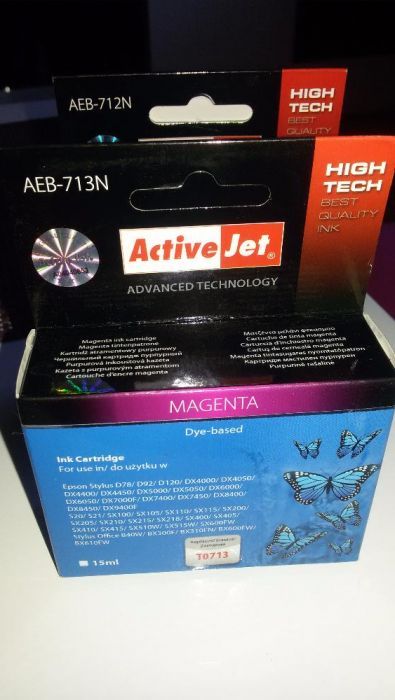 Tusze DO Drukarki Nowe! Epsona AEB-713 AEB -712