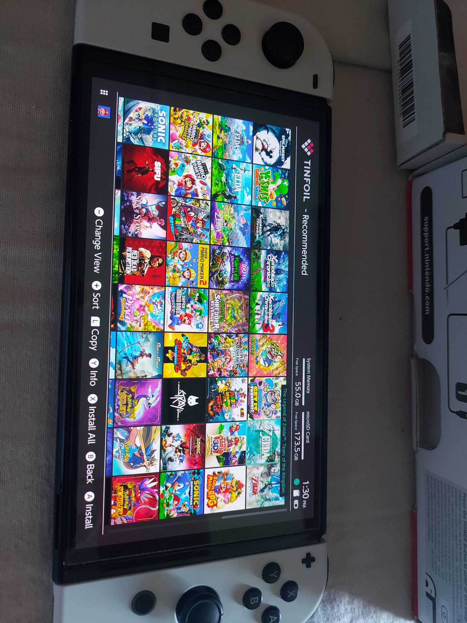 Nintendo Switch Oled Cfw + 256gb