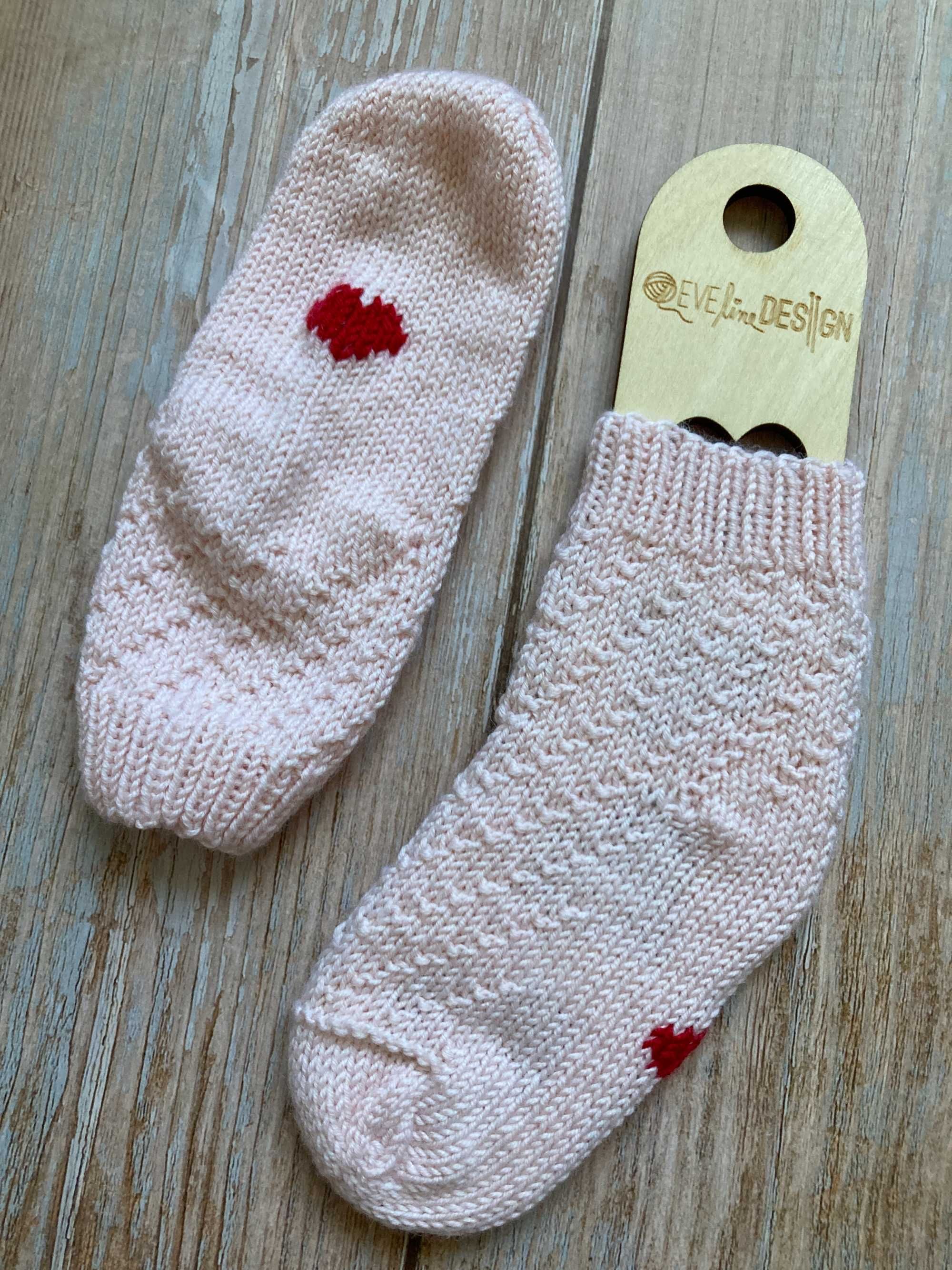 Skarpetki niemowlęce 3-6 mies - HANDMADE
