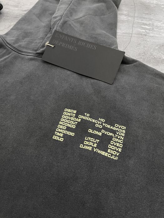Худі Enfants Riches Deprimes / E.R.D. темно сірого кольору.